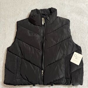 Oasis Kids Black Puffer Vest